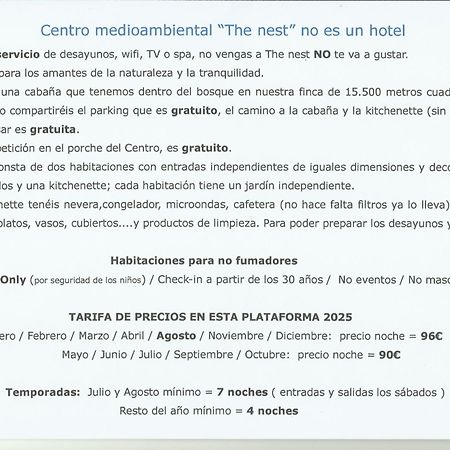Гостевой дом Centro Medioambiental The Nest - Adults Only El Plano Экстерьер фото